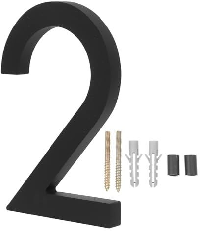 SEWOART House Number Door Sign Plaque with High Visibility Address Number for Gate Mailbox Outdoor Use Weather-resistant for Home Garden