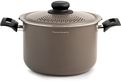 H&H cuocipasta Antiaderente, Coperchio Forato, 22cm, Ind, 9985600