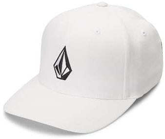 Volcom Herren Full Stone Flexfit Hat Baseball Cap, Weiß, L/XL