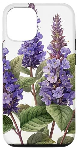 iPhone 15 Anise Hyssop Flower Cottagecore Graphic Case