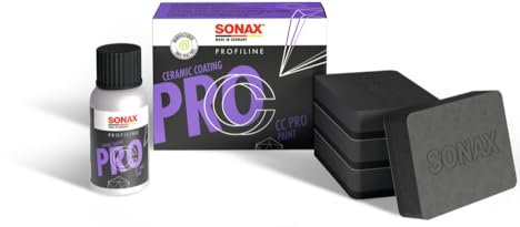 SONAX PROFILINE CeramicCoating CC Pro (50 ml) Keramisches Coating mit hervorragender Standzeit, Hydrophobie und Selbstreinigung für intensivere Farben und maximale Oberflächenglätte | Art-Nr. 02628410