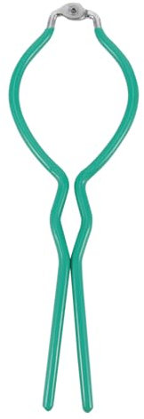 ANDRESLAD Pinza Antideslizante Para Esterilizar Biberones Resistente Al Calor, Clip Seguro De Plástico Verde Oscuro Para Uso Cocina y Cuidado De Bebés, Práctica y Portátil, 1 Unidad