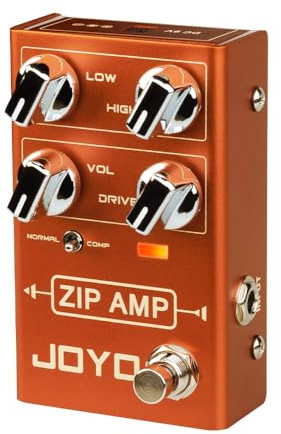 JOYO Overdrive Pedal R Series OD mit Rock Kompression und Gain COMP für E-Gitarre (ZIP AMP R-04)