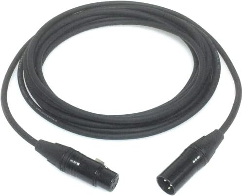 DG Systems - Cavo XLR Cannon per microfoni, casse, DJ - Made in Italy (0.3 mt)
