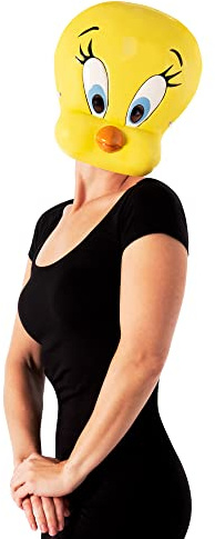 Rubies Masque officiel Warner Bros Space Jam 2 Tweety Bird - Accessoire de costume de dessin animé pour adultes - Journée mondiale du livre Halloween