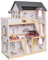 Wooden Play Doll House With Accessories & Furniture Role Play Doll House 4 Designs Christmas, Birthday Girls Gift (Design 3)