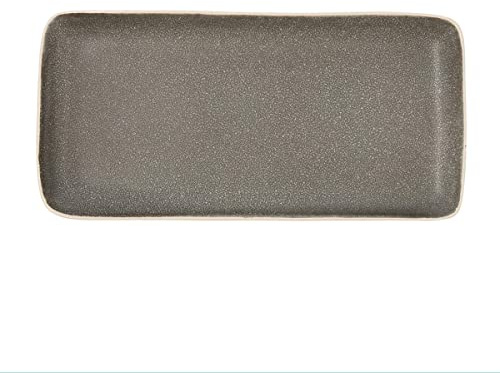 Bidasoa Gio Vassoio Rettangolare Ceramica 28x14cm Grigio