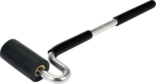 Rouleau de pression en caoutchouc et aluminium - Longueur : 320 mm