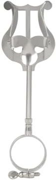 ZJchao Trumpetställ, Trombonställ Trumpet Lyra Trumpet Marching Lyre Portabelt Notställ med Gummi för Notklämma Järnklämma på Hållare (för klarinett)