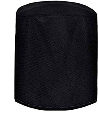 Patio Housse de Meuble Jardin Résistance Au Déchirement Avec Cordon Coupe-vent Bâche for Extérieur Barbecue, Rond GHHQQZ (Color : Noir, Size : 100x90cm)