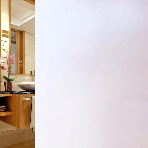 DUOFIRE Pellicola Vetri Pellicola Privacy per Vetri Pellicola Decorativa per Finestre Pellicola Anti-UV (30cm X 120cm, DS001W)