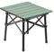 Restorgan Tragbarer Campingtisch, Klapptisch aus Aluminium, Tragbarer Klappstuhl Ultraleicht mit Tragetasche, Camping Tisch Klein Tisch zum Garten Wandern Camping (Grün)
