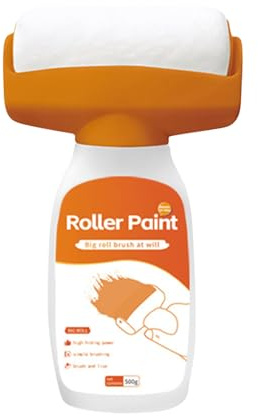 Wall Repair Roller Paints - Paint Rollers | 2-in-1 Walls Patching Brush, Solve Graffiti Stains, Quick-Drying, Home Painting Supplies, Outdoors Door Construction Woodworking Indoors Furniture