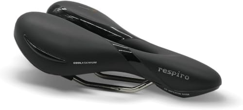 Selle Royal Selle de vélo Respiro Moderate Stracciatella - Unisexe - Noir - 277 x 182 mm
