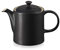 Le Creuset Stoneware Grand Teapot, 1.3 Litres, Serves 4 Cups, Satin Black, 91011013000000