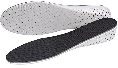 Soumit - Solette traspiranti per aumentare l'altezza di 2 cm (EU 37-43), unisex, cuscinetto invisibile di sollevamento del tallone, soletta in EVA per piedi comodi e maggiore fiducia in sé stessi