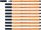 STABILO - Fineliner - point 88-10er Pack - paynesgrau