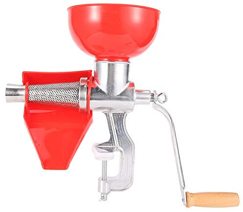 Manuelle Entsafter Aluminiumlegierung Handkurbel Entsafter Hochleistungsmetall-Entsafter Weizengras-Entsafter Saft Extraktionswerkzeug für Frucht Tomaten Zitrone Orange Gemüse Blattgrün