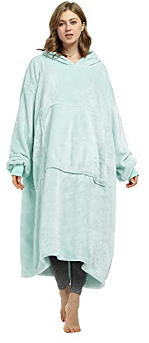 Catalonia Classy Sweat-shirt à capuche surdimensionné, pull polaire géant avec grande poche avant, super doux et chaud confortable pour adultes hommes femmes adolescents enfants, extra long