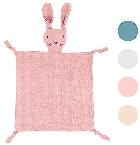Lookka Baby Comforters Blanket, Soothing Towel For Baby, Baby Comforters Rabbit Baby Blanket, Infant Toddler Cuddle Snuggle Toy Blankets for Nursery Strollers, Car Seats, Cribs