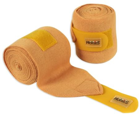 Horses Fasce Riposo Lux Paia (Arancio)