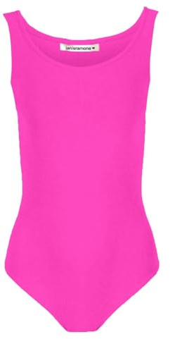 janisramone® Sleeveless Gymnastics Leotards for Girls, Kids Dance Bodysuit