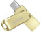 SanDisk 512GB Ultra Dual Drive Luxe Flash Drive, smartphone storage, USB C memory stick up to 400 MB/s, reversible USB Type-C and USB Type-A connectors, for tablets, Macs, computers, Gold