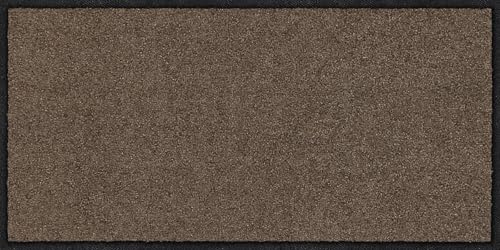 Salonloewe Paillasson 030 x 060 cm, taupe, pour intérieur et extérieur, paillasson, anti-salissures, tapis de propreté