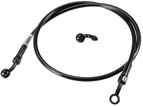 Hihaha Tubo Freno Moto Tubo Olio Freno Idraulico con Banjo/Interno per Moto ATV Motocross/Resistente Lunghezza 100cm/1 Set