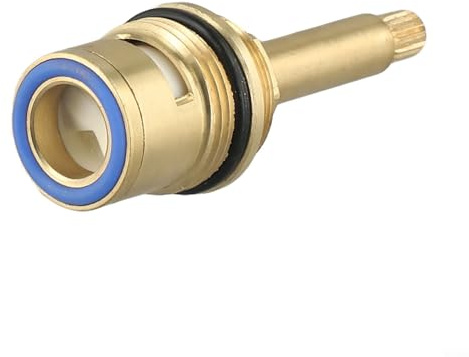 Cartouche de robinet de douche à disque en céramique de 1,9 cm pour mitigeur de bain, insert de réparation de robinet à longue tige avec noyau de valve d'eau chaude, mélangeur en cuivre (1)