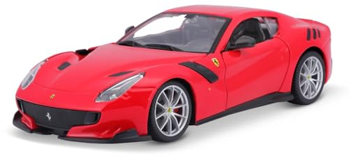 BBURAGO | Ferrari F12 TDF | Reproduction de Voiture Miniature à échelle 1/24 | Rouge | Jouet pour Enfant à Collectionner idéale à partir de 3 Ans | 15626021