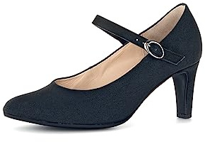 Gabor Escarpins à lanières pour femme - Talons noirs - EU UK, Noir , 40.5 EU