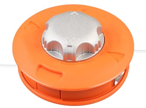 Grass Trimmer Replacement Spool Head M10 x 1.25,Left-Hand Thread,Nylon Thread Head Spool Double Thread Head for Brush Cutters, Grass Cutters, Lawn mowers