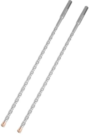 Hilpaty Hammerbohrer SDS Plus Betonbohrer 8x350mmx2, Professionell Steinbohrer mit 4 Hartmetall Schneiden für Bohren in Stein, Beton, Naturstein, Ziegelmauer