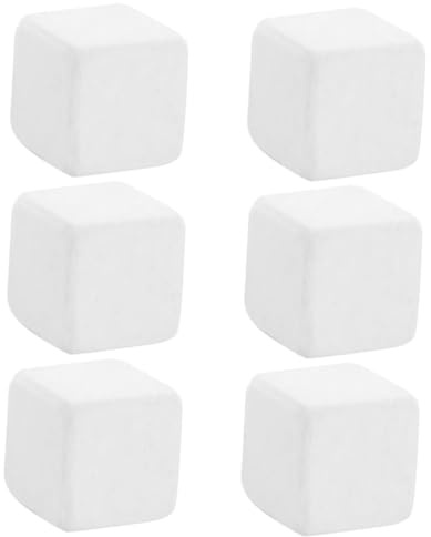 Toyvian Cube De Calcium pour Réservoir De Tortue 6 Pièces Bloc Minéral Naturel Dissolvable pour Reptiles Lézards Geckos Supplément Calcique Eau Nourriture Terrarium Aquarium