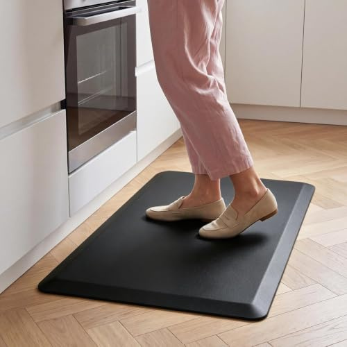 WUDLEP Anti-Fatigue Standing Mat 20mm Thick | No-Slip Anti Fatigue Standing Mat, 71*44*2 CM Easy Clean Kitchen Floor Mats for Kitchen, Office, Laundry, Room etc