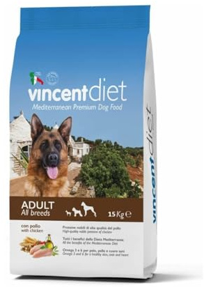Alimento Completo Fidog Vincent Diet 15 Kg Pollo Adult All Breeds Crocchette - Mangime Per Cane