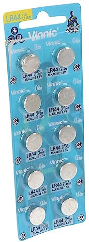 VINNIC PILA BOTON ALCALINA AG13 LR44 L1154F BLISTER*10