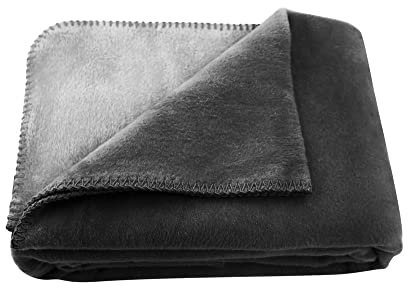 WOHNWOHL® Kuscheldecke 150x200cm • Weiche Tagesdecke • Sofadecke • Wohndecke • Winterdecke • Ökotex Zertifizierte Baumwolldecke • versch. Farben