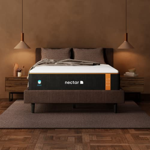 Nectar Premier Copper 14 California King Mattress - Medium Firm Gel Memory Foam Mattress - 5 Layers of Comfort - Triple Action Cooling Tech - 365-Night Trial - Forever Warranty (White)