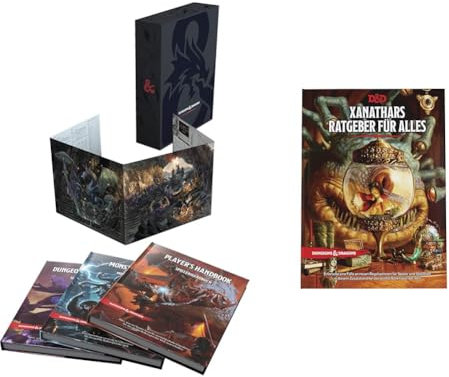 Dungeons & Dragons Core Rulebook Geschenk-Set (Deutsche Version) & Xanathars Ratgeber für Alles (Deutsche Version)