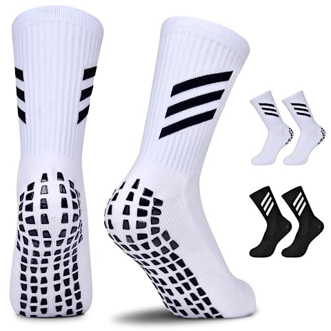 JUYANO Calcetines Futbol Niño Medias Fútbol Niño Calcetines Futbol Antideslizantes Niños Calcetines Deporte Transpirables para Baloncesto Rugby Tenis de 6-12 Años