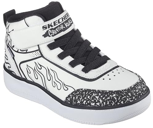 Skechers Jungen Sport Court 92 Sneaker, bianco, 31 EU