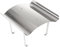STERR Chapeau de Cheminée 60 x 80 cm - Couverture de Cheminée en Acier Inoxydable - Cheminée, Kit de Cheminée, Hotte de pluie cheminée, Chapeau de cheminée - RCP6080
