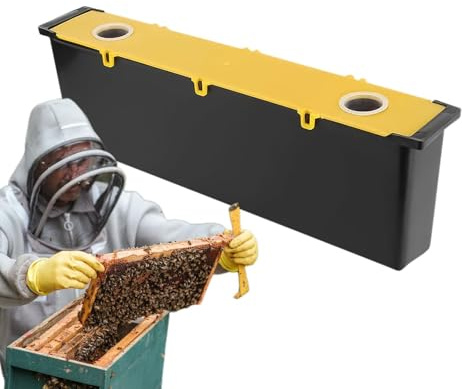 Zuasdvnk Mangeoire à Eau pour Apiculture, mangeoire à Abeilles - Cadre d'alimentation en Nutrition pour Abeilles 5L/6L,Distributeur d'eau apicole pour la Maison, Le Jardin, la Cour