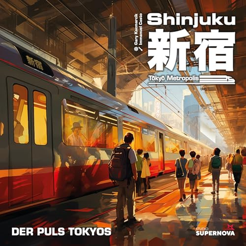 HeidelBär Games Shinjuku - Strategisches Schienenverkehr Brettspiel - Netzwerk-Aufbau Simulationsspiel in der schönen Metropole Tokio - Deutsch - 2-4 Spieler - Ab 10 Jahren