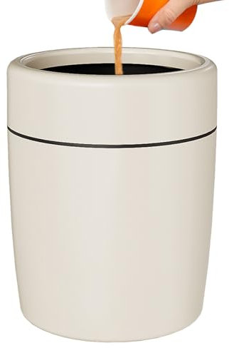 Secchio cosmetico - Cestino per bagno Can | Cestino versatile per soggiorno camera da letto camera da pranzo e ufficio | Secchio di rifiuti senza coperchio con una serratura a pressione per le camere