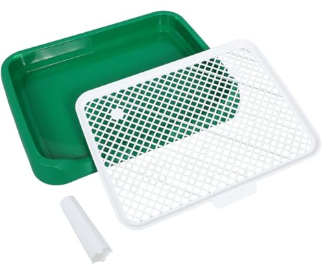 Levemolo Toilette per Cani e Vassoio per Vasino in Plastica Multifunzionale Antiscivolo per Interni, Lettiera per Animali Domestici Piccola e Grande Taglia, Accessorio per Addestramento alla Pulizia