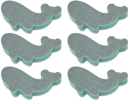 Pulitore per acquario, design a doppia faccia, 6,9 x 4 x 1,3 cm, spugna scrubber per acquario, strumento di pulizia versatile, per lavello da cucina in vetro