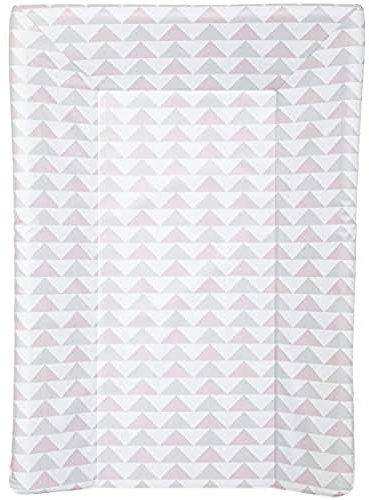 babyCalin Matelas à Langer motifs géométriques rose/gris - 50x70cm